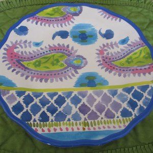 Set of 5 Melamine Plates